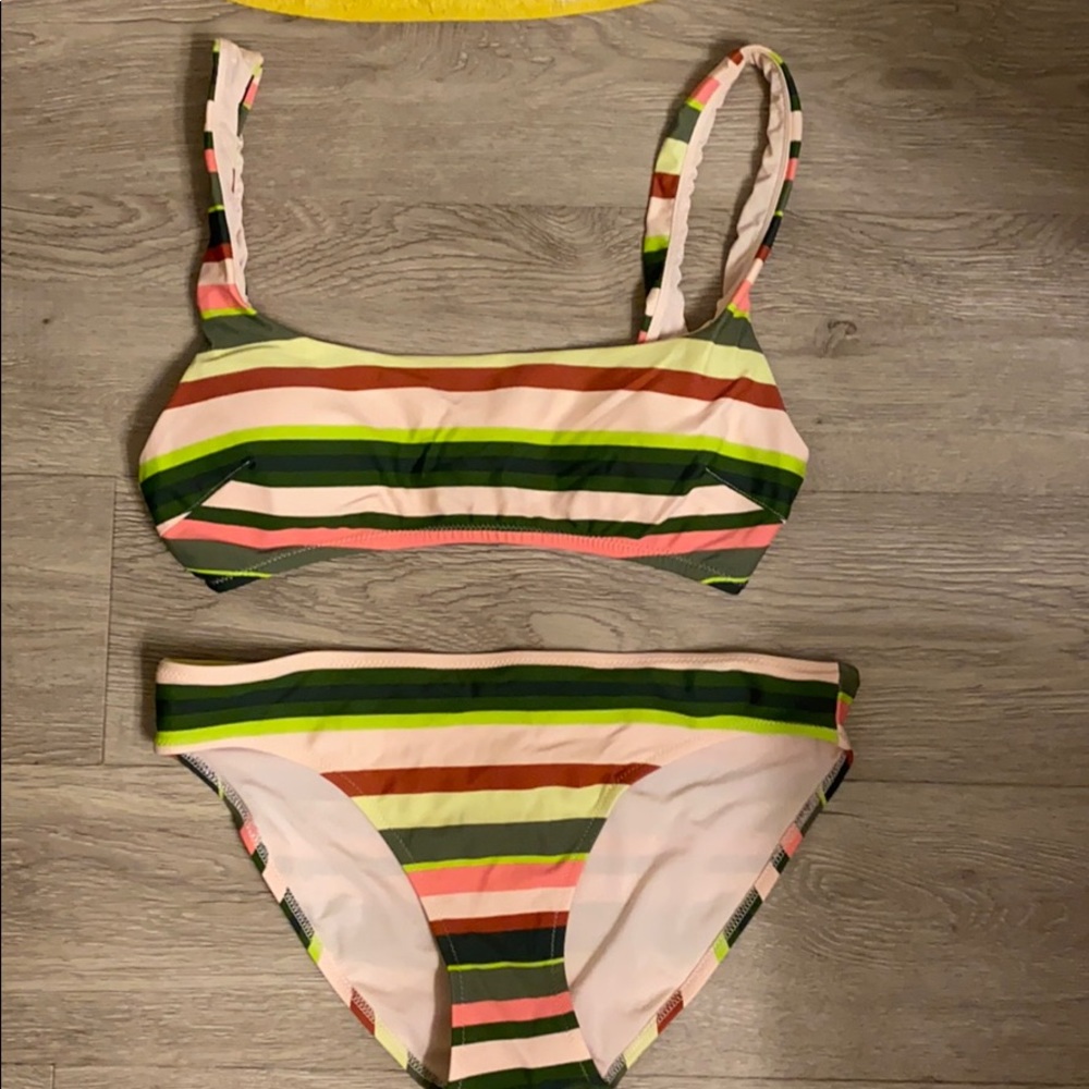 Scoop neck two piece bikini